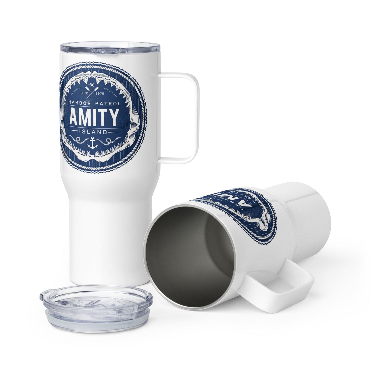 Jaws Travel mug, Thermal Mug with Handle
