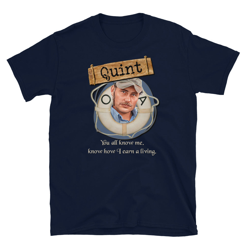 Jaws Movie, Quint t-shirt.