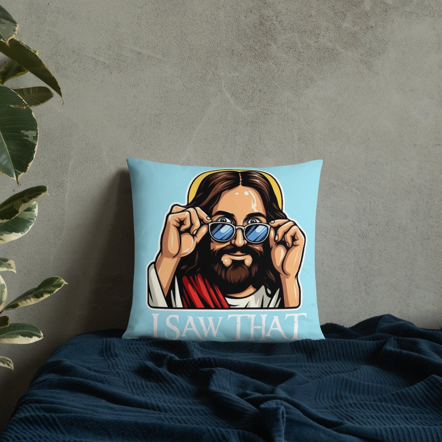 Jesus Throw Pillow