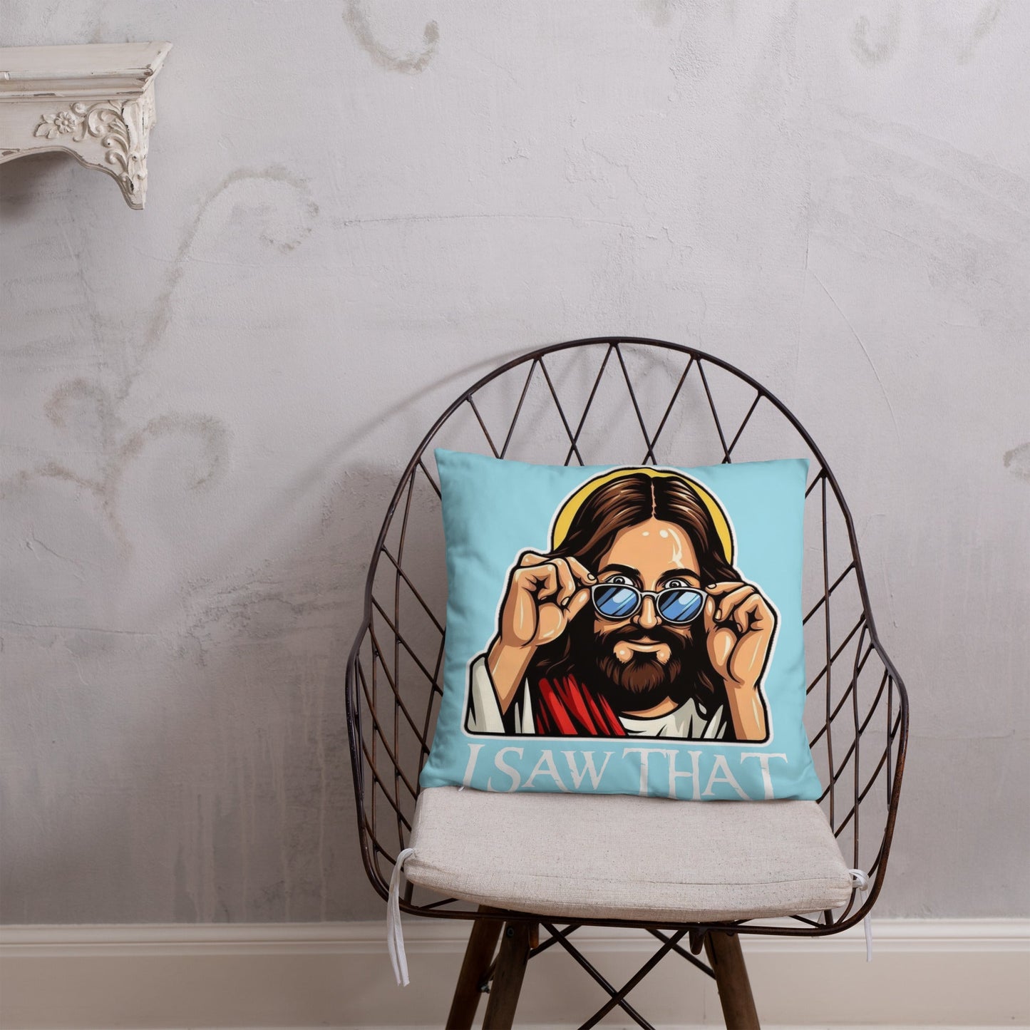 Jesus Throw Pillow
