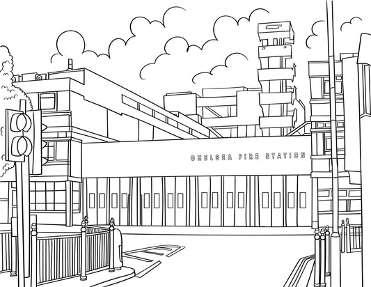 Kensington & Chelsea Colouring Book (A4)