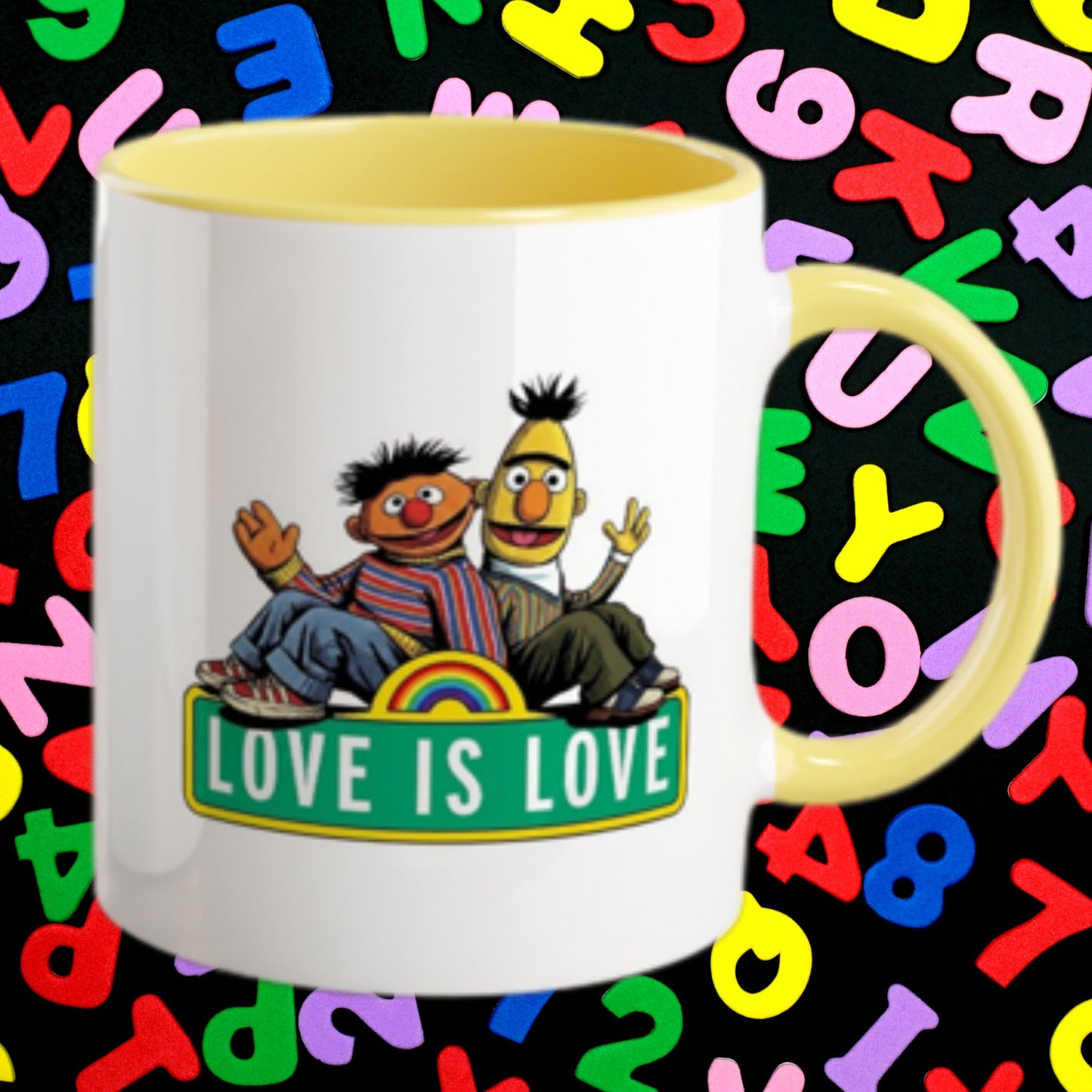 Bert and Ernie: Love is Love Mug