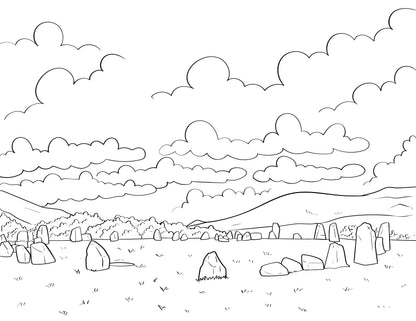 Lake District Colouring Book (A4)