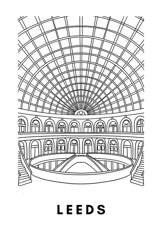 Leeds Wall Art (A4)