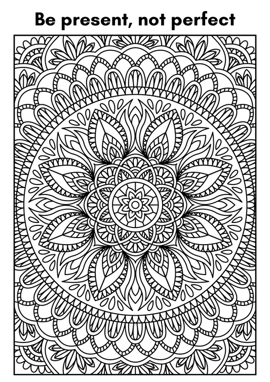 Mindful Colouring Book (A4)