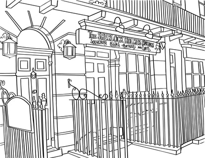 Marylebone Colouring Book (A4)