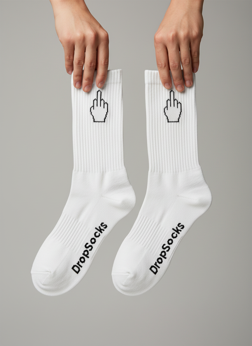 Middle Finger - Quoted Socks