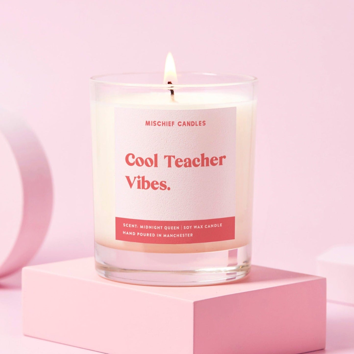 Teacher Gift Funny Teacher Gift Candle Cool Teacher Vibes