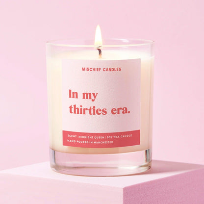30th Birthday Gift Funny 30th Birthday Gift Candle Thirties Era