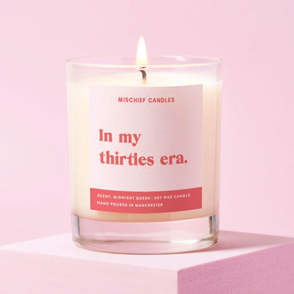 30th Birthday Gift Funny 30th Birthday Gift Candle Thirties Era
