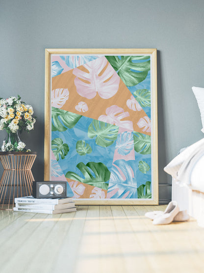 Monstera Deliciosa House Plant Art