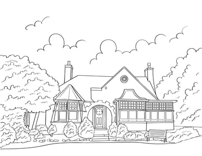 New Forest Colouring Book (A4)