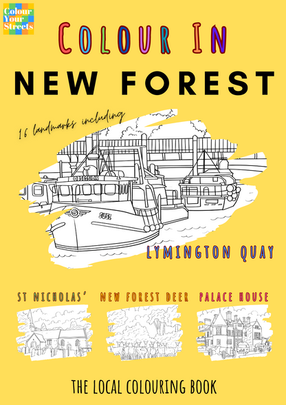 New Forest Colouring Book (A4)