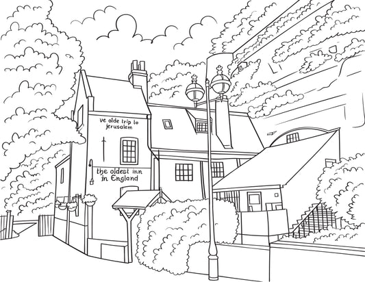 Nottingham Colouring Book (A4)