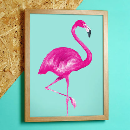 Flamingo Print