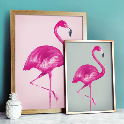 Flamingo Print