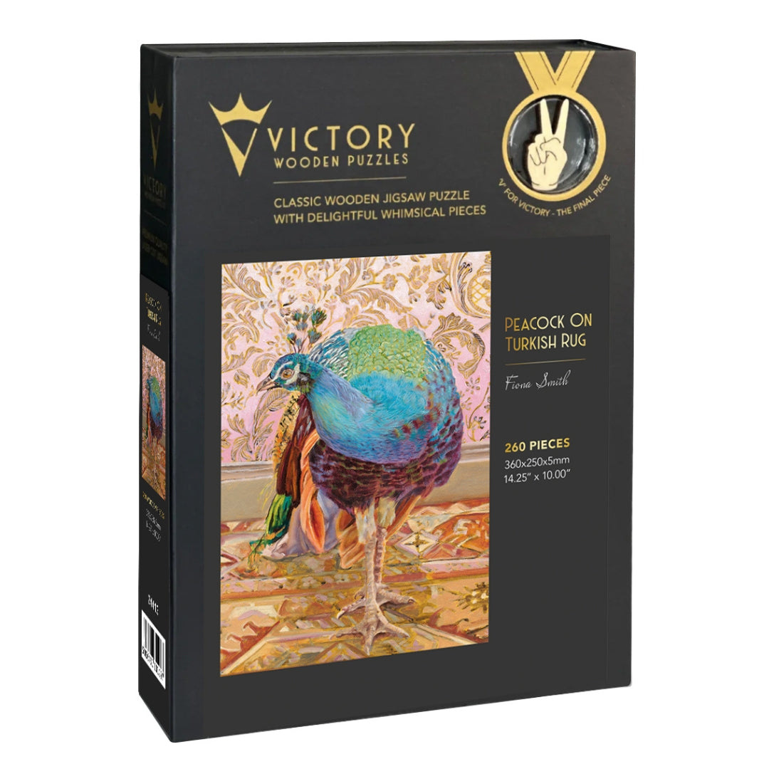 Peacock On Turkish Rug