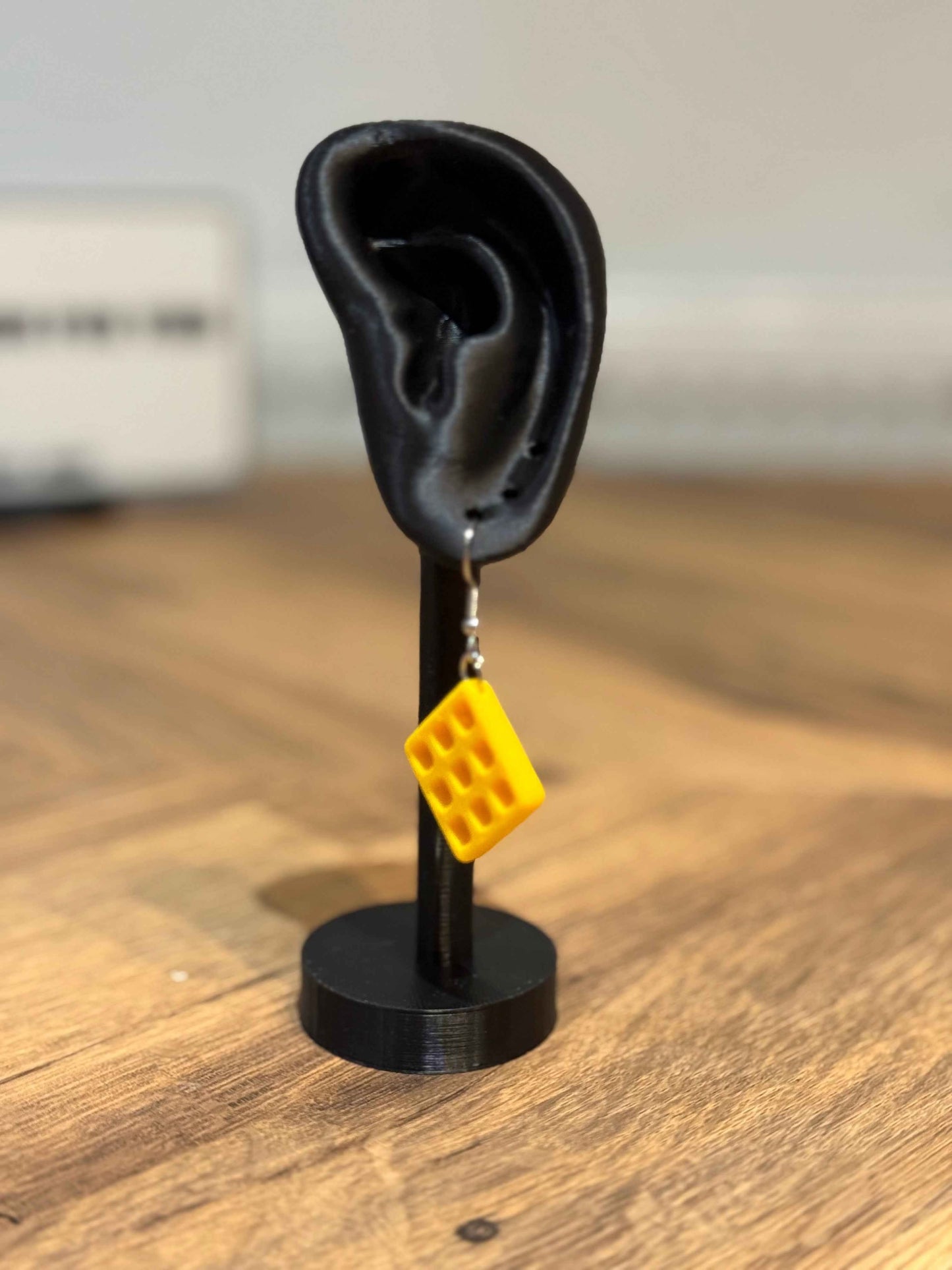 Potato Waffle Earrings