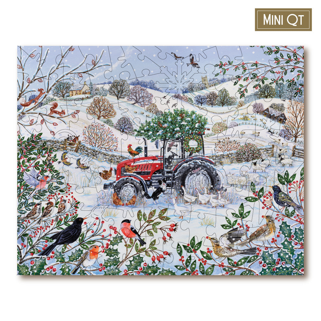 Winter Farm Scene MINI QT