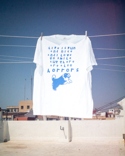 life is fun and nice and i love to smile - t-shirt