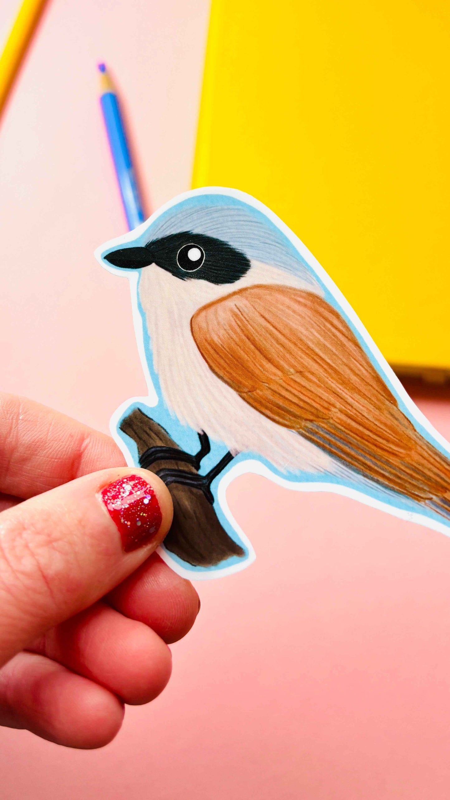 Birbfest 2025 Illustrated Birds 10cm Vinyl Sticker
