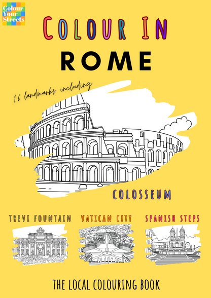 Rome Colouring Book (A4)