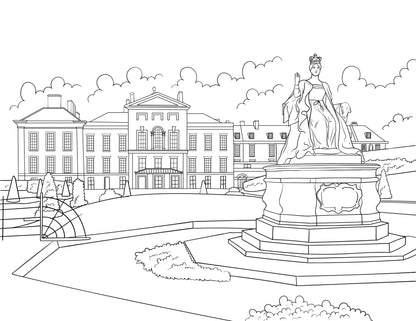 Royal Palaces Colouring Book (A4)