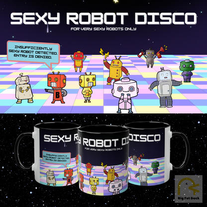 Sexy Robot Disco Mug