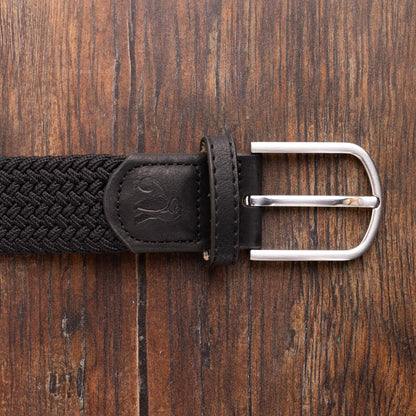 Woven Belt - Jet Black