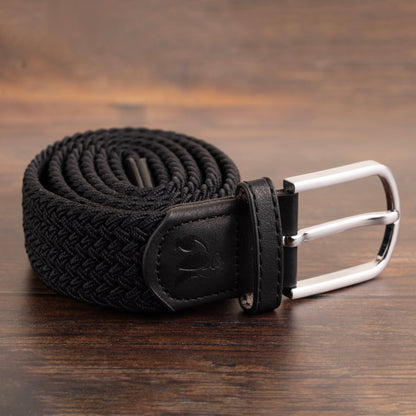 Woven Belt - Jet Black