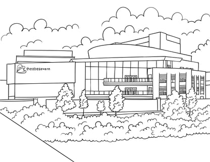 Shrewsbury Colouring Book (A4)