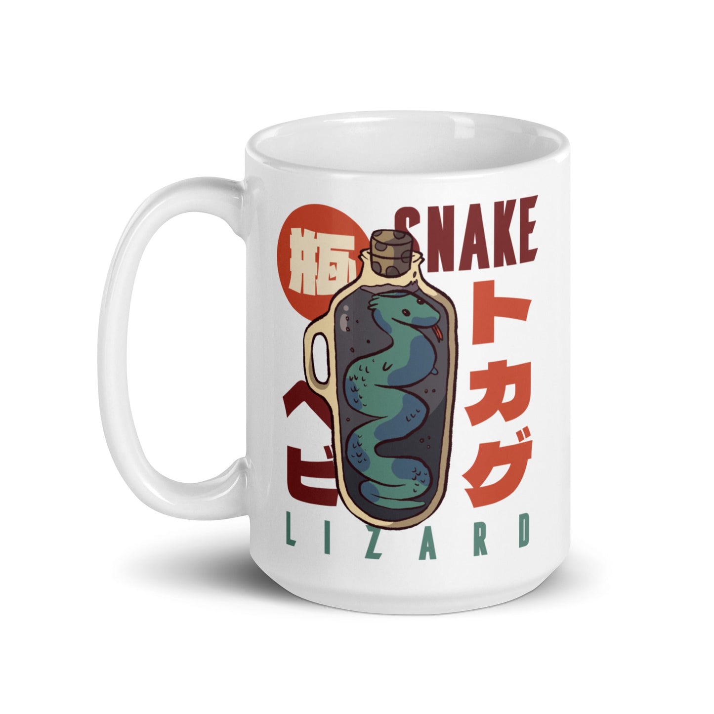 Snake Wine White Coffee Mug