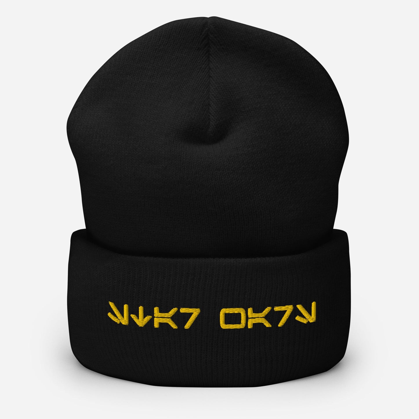 Star Wars Aurebesh Cuffed Beanie