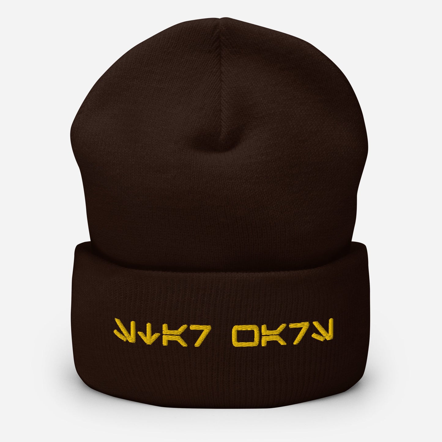 Star Wars Aurebesh Cuffed Beanie