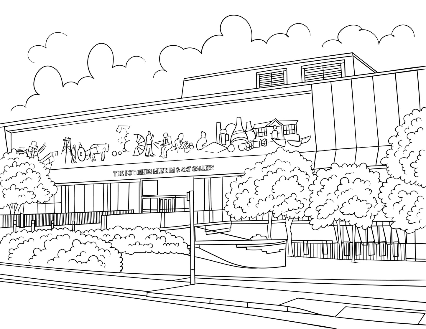 Stoke On Trent Colouring Book (A4)