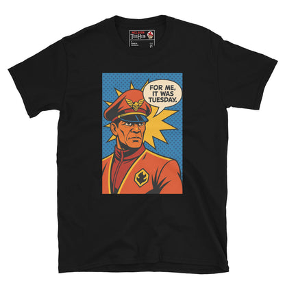 M. Bison “For Me, It Was Tuesday” T-Shirt – Street Fighter Retro Gamer Tee