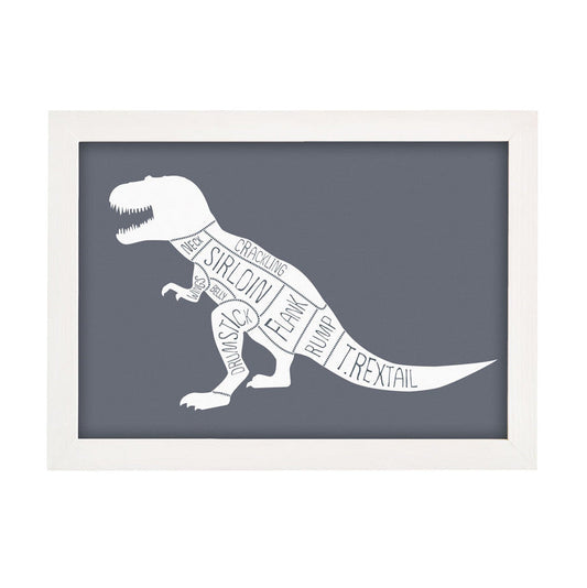 T Rex Butcher's Meat Cuts Print
