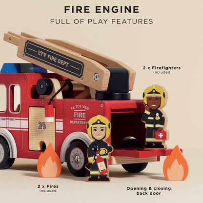 Toy Fire Engine & Characters