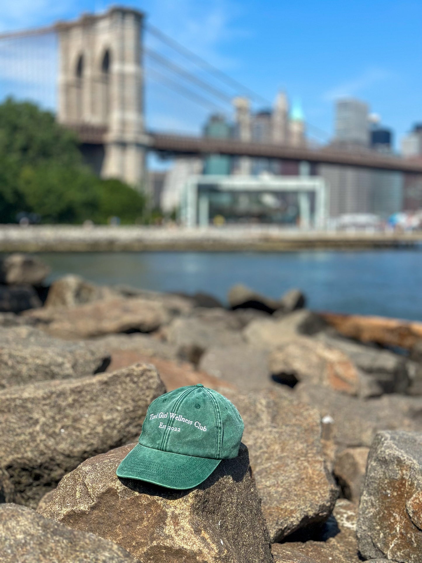 Tired Girl Wellness Club embroidered baseball cap