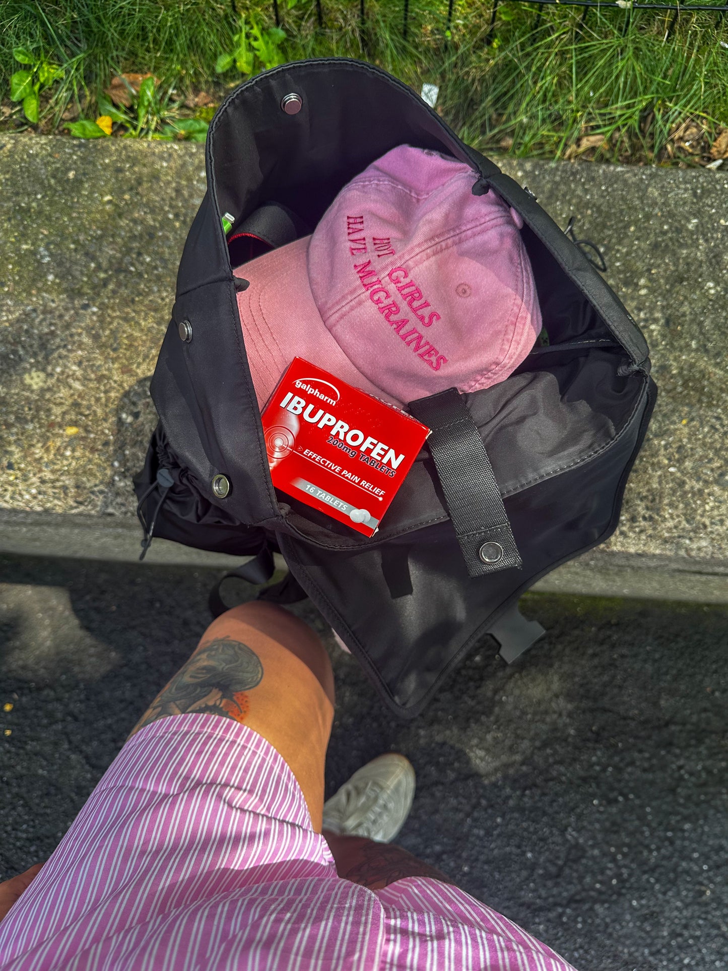 Hot Girls Have Migraines embroidered baseball cap