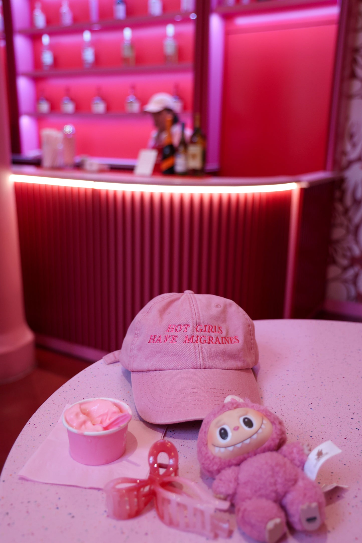 Hot Girls Have Migraines embroidered baseball cap