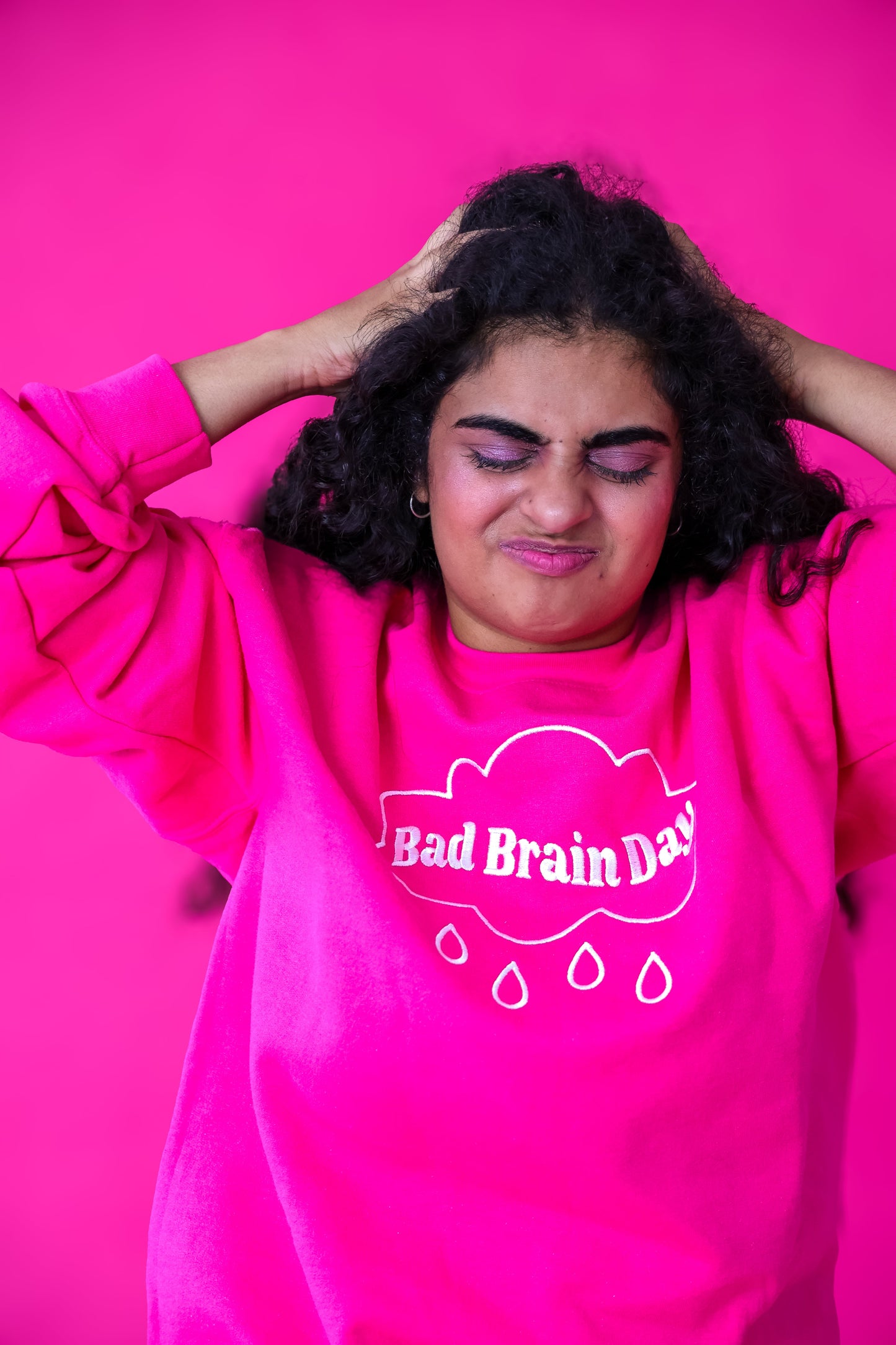 Bad Brain Day embroidered sweatshirt