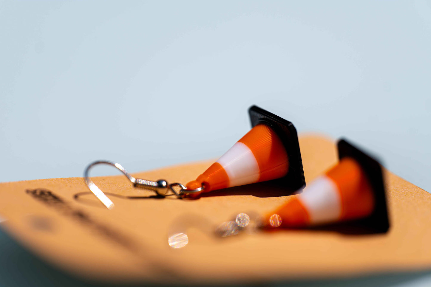 Traffic Cone Earrings