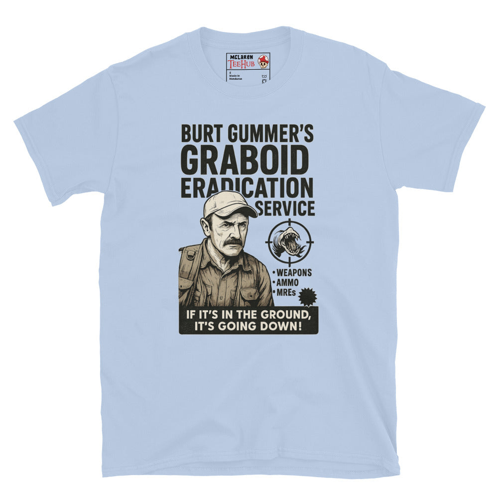 Tremors "Burt Gummer Graboid Eradication" T-Shirt