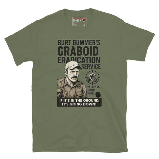 Tremors "Burt Gummer Graboid Eradication" T-Shirt