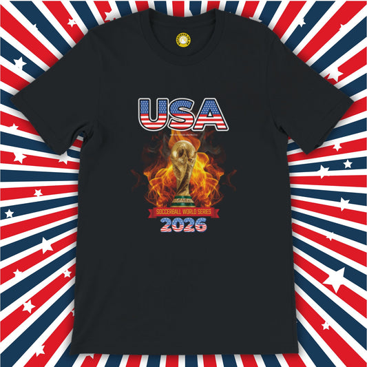 USA and also Canada and Mexico Soccerball World Series 2026 T-shirt