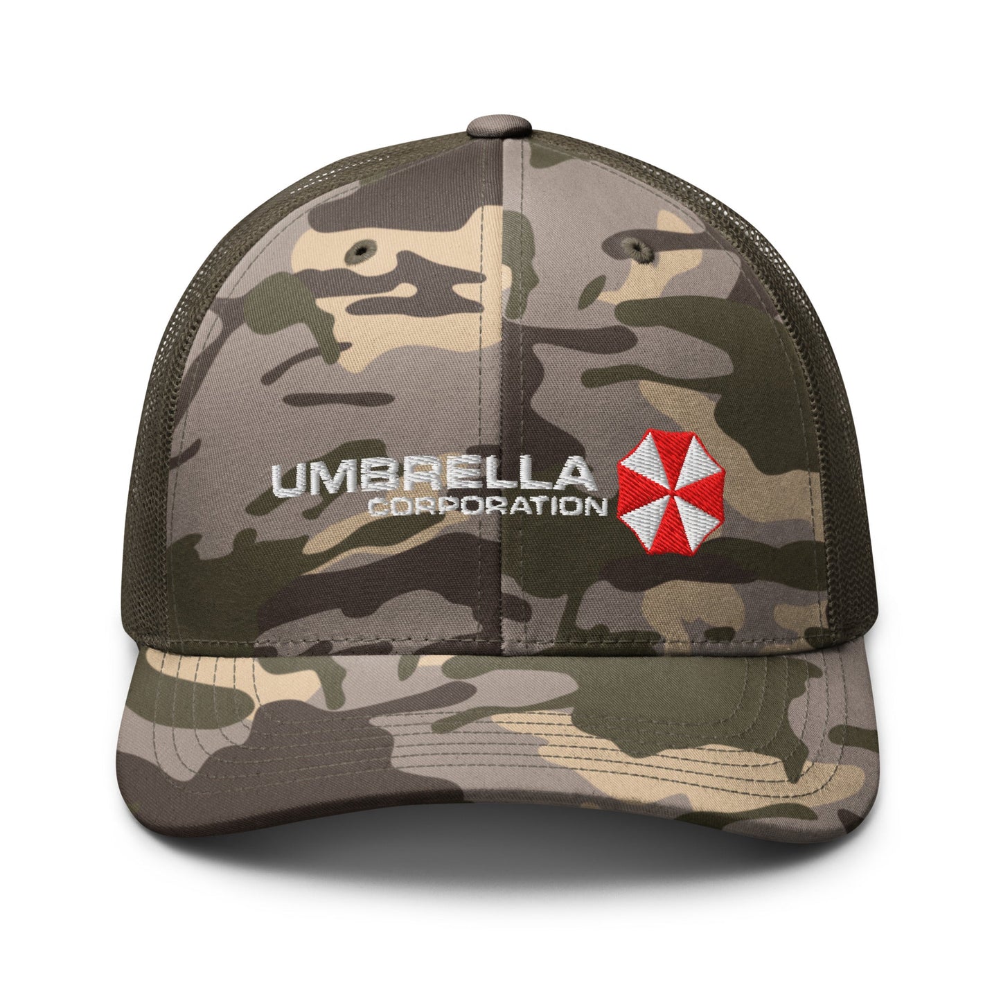 Umbrella Corporation Resident Evil Camouflage trucker hat