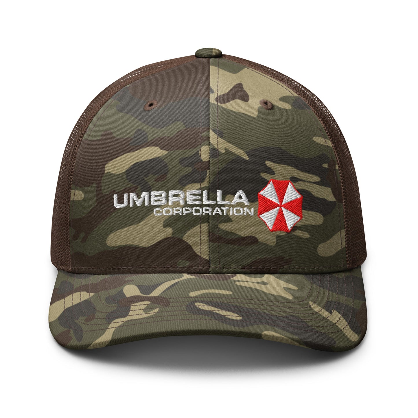 Umbrella Corporation Resident Evil Camouflage trucker hat