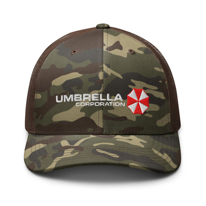 Umbrella Corporation Resident Evil Camouflage trucker hat