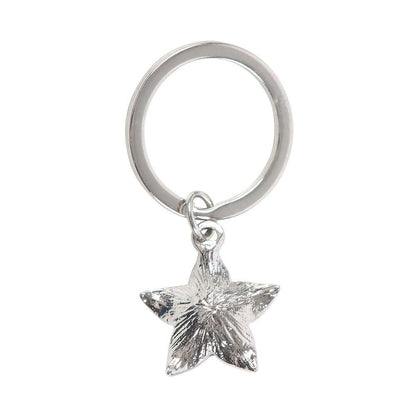 Gothic Gifts Deadly Nightshade Keyring with Black Obsidian